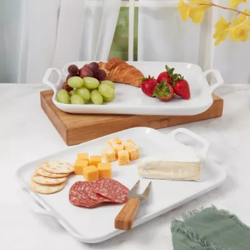 Denmark 2-pc. Stoneware Serving Tray