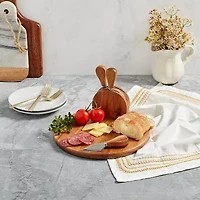 Gallery 5-pc. Wood Cheese Board Set
