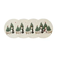 Avanti Country Snowmen Round 4-pc. Placemat