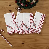 Avanti Nutcracker Candy Holiday Napkins - Set Of 4 4-pc. Napkins