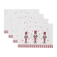 Avanti Nutcracker Candy Holiday 4-pc. Placemat