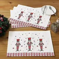 Avanti Nutcracker Candy Holiday 4-pc. Placemat