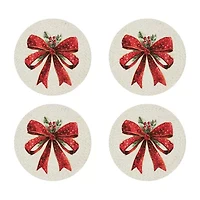 Avanti Christmas Ribbon 4-pc.Placemat