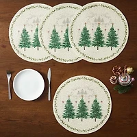 Avanti Trees Holiday Round 4-pc. Placemat