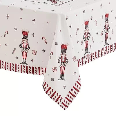 Avanti Nutcracker Candy Holiday Tablecloth