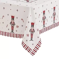 Avanti Nutcracker Candy Holiday Tablecloth