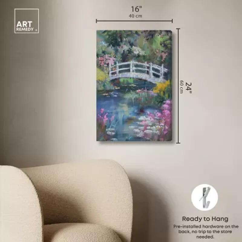 ART REMEDY® "Hidden Garden" Giclee Floral And Botanical Canvas Art