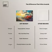 ART REMEDY® "Memories At The Beach" Giclee Canvas Print, Entertainment And Hobbies Canvas Art