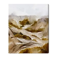 ART REMEDY® Art Remedy "Winter End Rock Mountain" Giclee Canvas Print