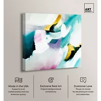ART REMEDY® Art Remedy "Still Violas Ii" Giclee Canvas Print