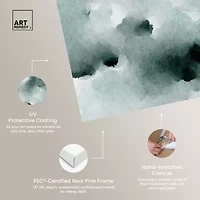 ART REMEDY® Art Remedy "Diluted Smoke In The Snow" Giclee Canvas Print