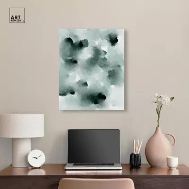 ART REMEDY® Art Remedy "Diluted Smoke In The Snow" Giclee Canvas Print