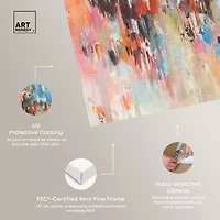 ART REMEDY® Art Remedy "Lovely Feeling" Giclee Canvas Print, Abstract Canvas Art