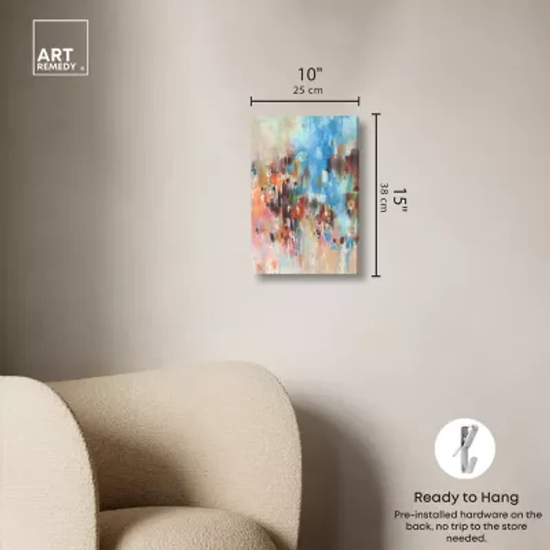 ART REMEDY® Art Remedy "Lovely Feeling" Giclee Canvas Print, Abstract Canvas Art
