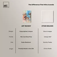 ART REMEDY® Art Remedy "Lovely Feeling" Giclee Canvas Print, Abstract Canvas Art