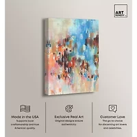 ART REMEDY® Art Remedy "Lovely Feeling" Giclee Canvas Print, Abstract Canvas Art