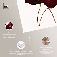 ART REMEDY® "Wine Flowers" Giclee Floral And Botanical Canvas Art