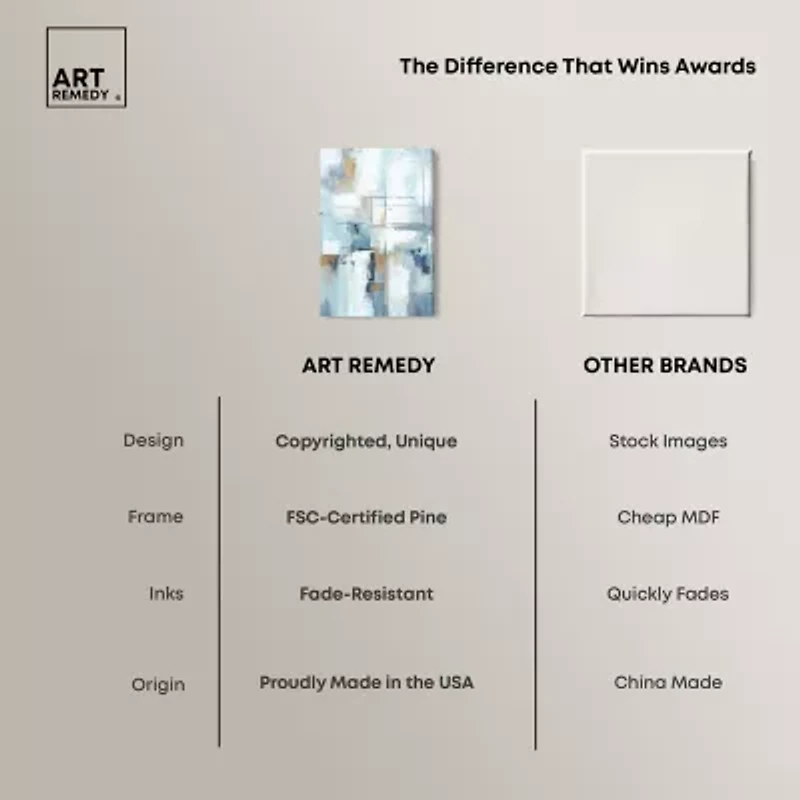 ART REMEDY® Art Remedy "House Of Lines Ii " Giclee Canvas Print