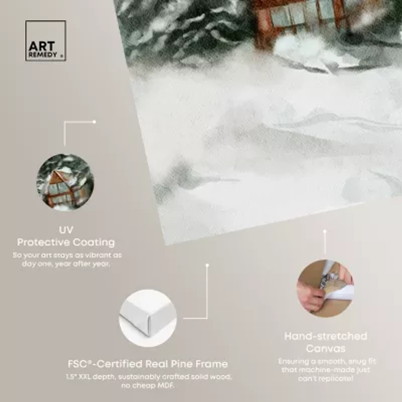 ART REMEDY® Art Remedy "Winter In December" Giclee Canvas Print