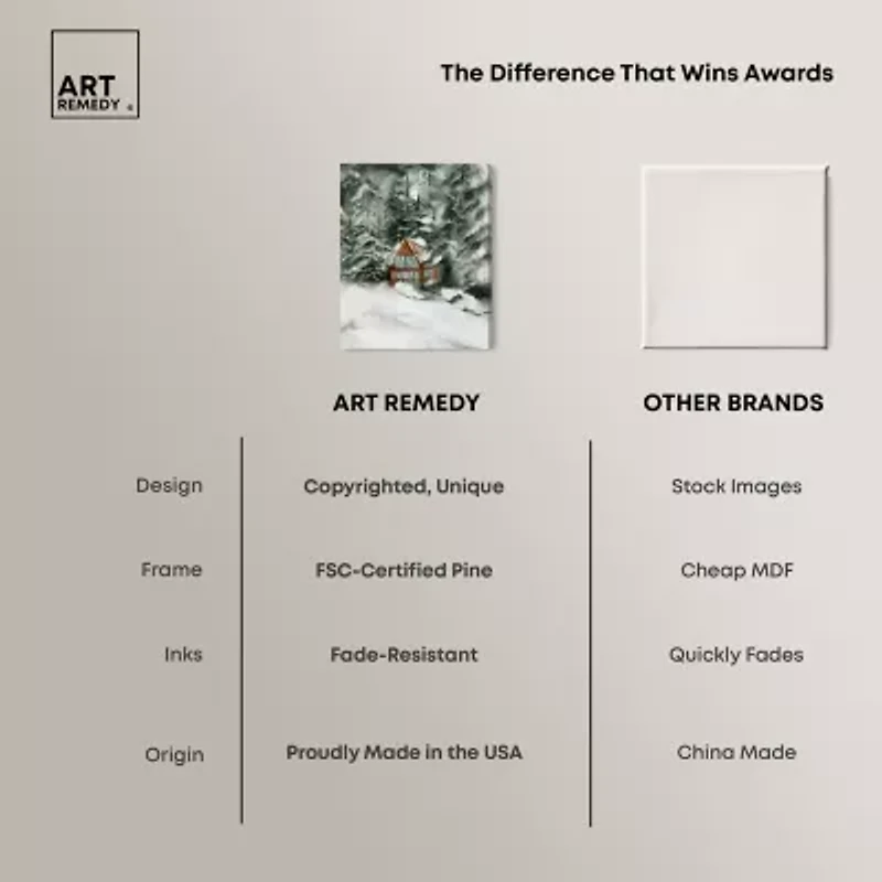 ART REMEDY® Art Remedy "Winter In December" Giclee Canvas Print