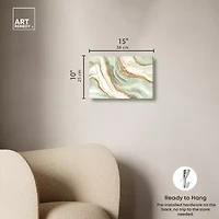 ART REMEDY® Art Remedy "Green And Gold" Giclee Canvas Print