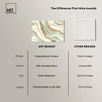 ART REMEDY® Art Remedy "Green And Gold" Giclee Canvas Print