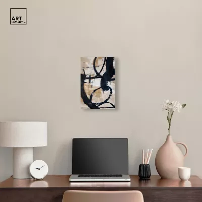 ART REMEDY® "Flowing Ii" Giclee Abstract Canvas Art
