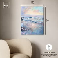 ART REMEDY® "Dreamy Shoreline" Giclee Nature And Landscape Canvas Art