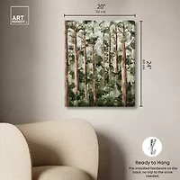ART REMEDY® "Wildy Forest" Giclee Nature And Landscape Canvas Art