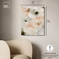 ART REMEDY® "Cotton Balls And Cinnamon" Giclee Abstract Canvas Art
