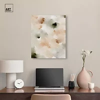 ART REMEDY® "Cotton Balls And Cinnamon" Giclee Abstract Canvas Art