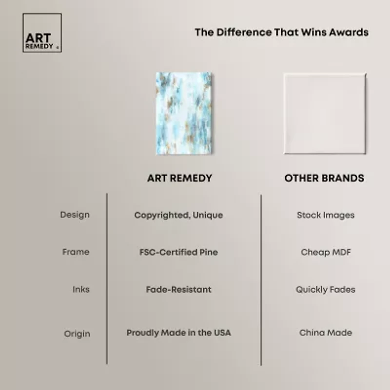 ART REMEDY® Art Remedy "Textured Shades" Giclee Canvas Print