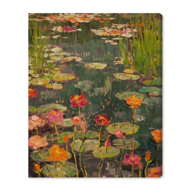 ART REMEDY® "Afternoon Visit" Giclee Nature And Landscape Canvas Art