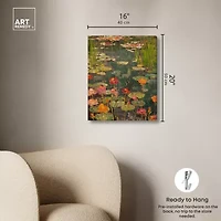 ART REMEDY® "Afternoon Visit" Giclee Nature And Landscape Canvas Art