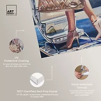 ART REMEDY® Art Remedy "Her Private Jet" Giclee Canvas Print