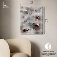 ART REMEDY® "The Winter February" Giclee Abstract Canvas Art