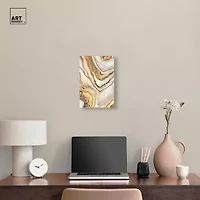 ART REMEDY® Art Remedy "Golden Lines" Giclee Canvas Print