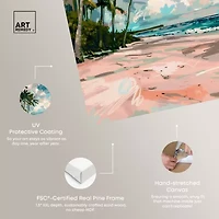 ART REMEDY® Art Remedy "Palms Under The Sun" Giclee Canvas Print