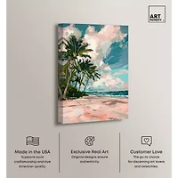 ART REMEDY® Art Remedy "Palms Under The Sun" Giclee Canvas Print