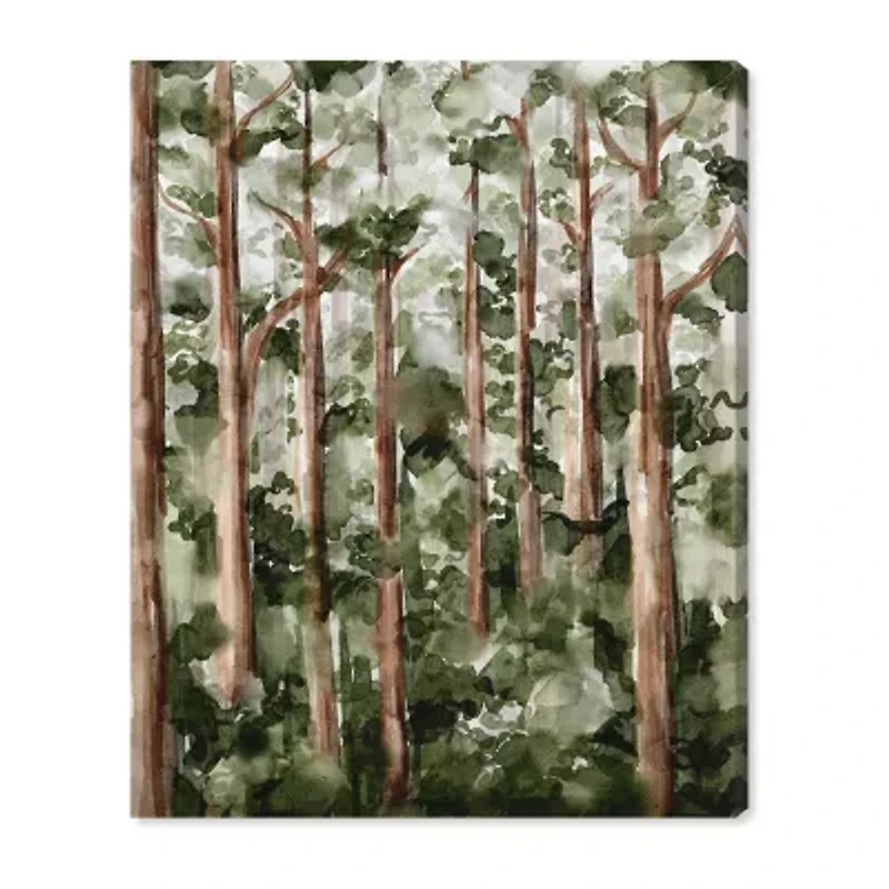 ART REMEDY® Art Remedy "Wildy Forest" Giclee Canvas Print, Nature And Landscape Canvas Art