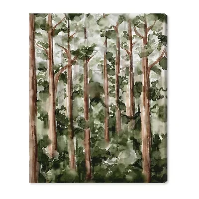 ART REMEDY® Art Remedy "Wildy Forest" Giclee Canvas Print, Nature And Landscape Canvas Art