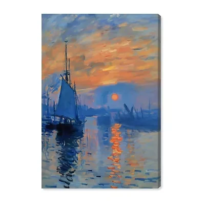 ART REMEDY® Art Remedy "Till Dusk" Giclee Canvas Print, Nautical And Coastal Canvas Art