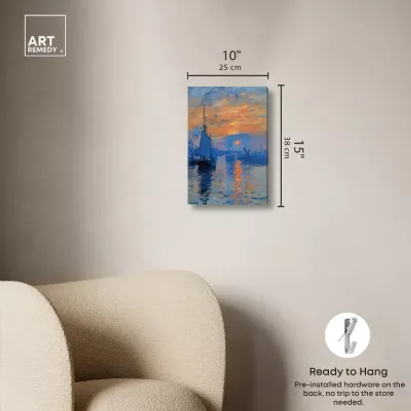 ART REMEDY® Art Remedy "Till Dusk" Giclee Canvas Print, Nautical And Coastal Canvas Art