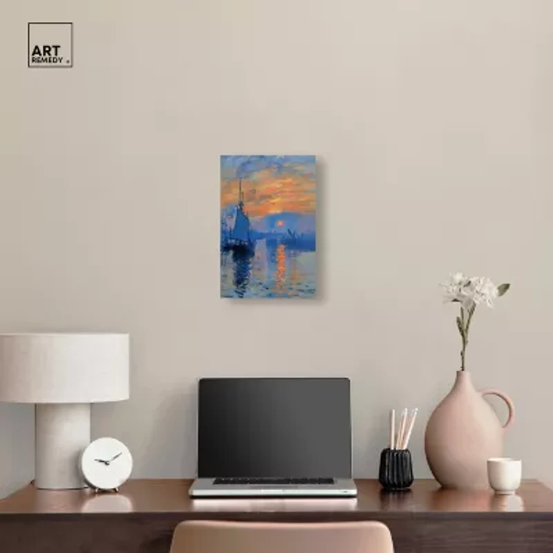 ART REMEDY® Art Remedy "Till Dusk" Giclee Canvas Print, Nautical And Coastal Canvas Art