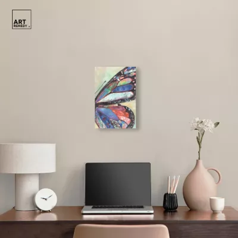 ART REMEDY® "Butterfly Part Ii" Giclee Animals Canvas Art