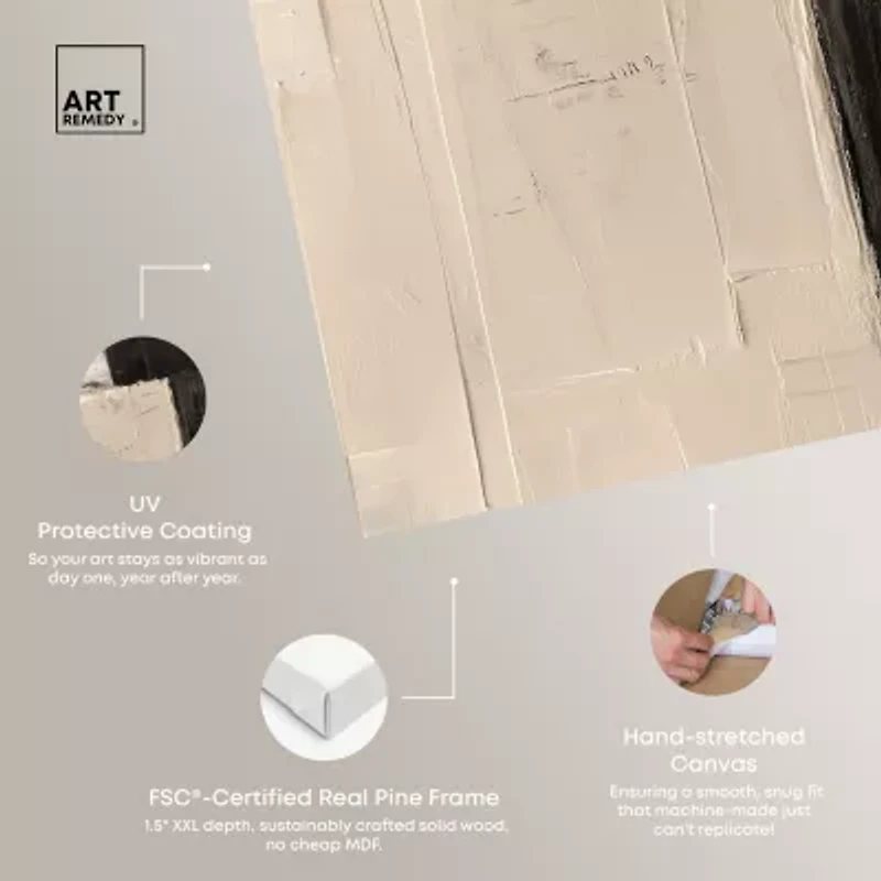 ART REMEDY® "Checkered" Giclee Abstract Canvas Art