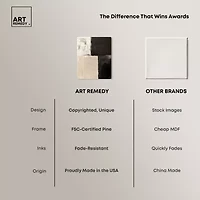 ART REMEDY® "Checkered" Giclee Abstract Canvas Art