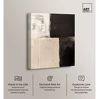 ART REMEDY® "Checkered" Giclee Abstract Canvas Art