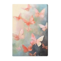 ART REMEDY® Art Remedy "Peaceful Butterflies" Giclee Canvas Print