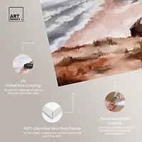 ART REMEDY® Art Remedy "Close To The Harbour" Giclee Canvas Print, Nature And Landscape Canvas Art